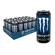 Monster Energy Absolutely Zero, Low Calorie Energy Drink, 16 Ounce (Pack of 24)