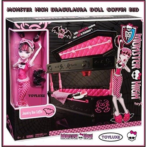 몬스터하이 Monster High Draculaura Doll & Jewelry Box Coffin Set
