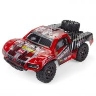 Monster high Cheerwing 1:16 2.4Ghz 4WD High Speed RC Off-Road Monster Truck Brushed Remote Control Car (Crimson)