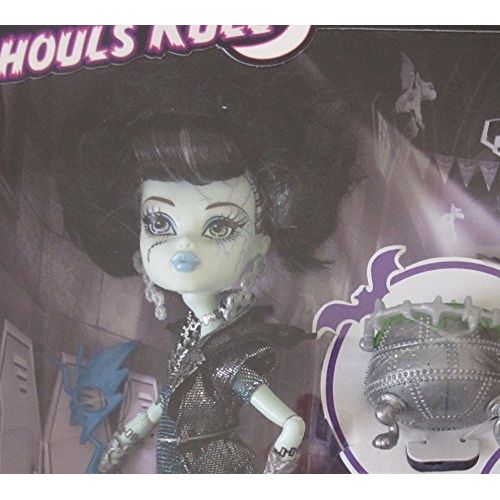 몬스터하이 Monster High MONSTER HIGH Ghouls Rule FRANKIE STEIN DOLL Daughter of Frankenstein w Cauldron & MORE! (2012)