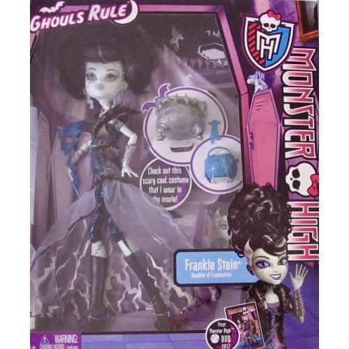 몬스터하이 Monster High MONSTER HIGH Ghouls Rule FRANKIE STEIN DOLL Daughter of Frankenstein w Cauldron & MORE! (2012)