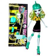 Mattel Year 2011 Monster High Skultimate Roller Maze Series 10 Inch Doll - Lagoona Blue Daughter of the Sea Monster with Removable Helmet, Roller Blade and Doll Stand (X3673)