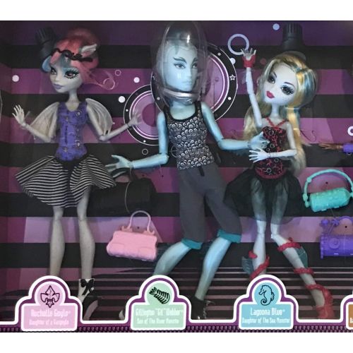 몬스터하이 Monster High 5 Pack DANCE CLASS w Rochelle GOYLE, GIL WEBBER, Lagoona BLUE, Rebecca STEAM & Operetta TARGET EXCLUSIVE (2013)