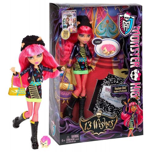 몬스터하이 Monster High Howleen Wolf ~9.5 Monster 13 Wishes Figure Playset