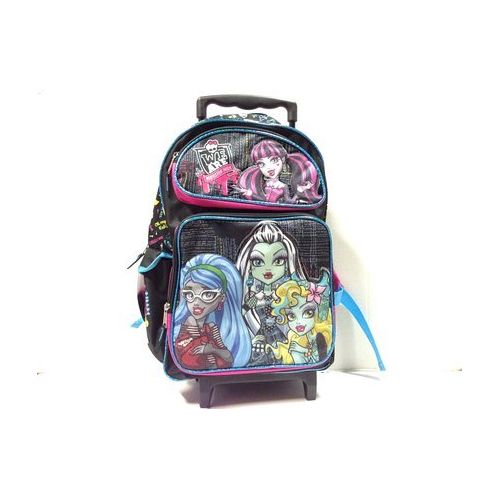 몬스터하이 We Are Monster High Fashion Black Large Roller School Backpack