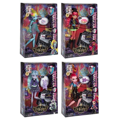 몬스터하이 Monster High 13 Wishes Doll Set Of 4