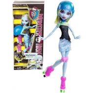 Mattel Year 2012 Monster High Skultimate Roller Maze Series 11 Inch Doll Set - ABBEY BOMINABLE Daughter of The Yeti with Removable Helmet, Roller Skate and Doll Stand