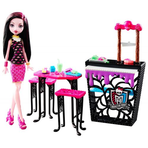 몬스터하이 Monster High Beast Bites Cafe Draculaura Doll & Playset