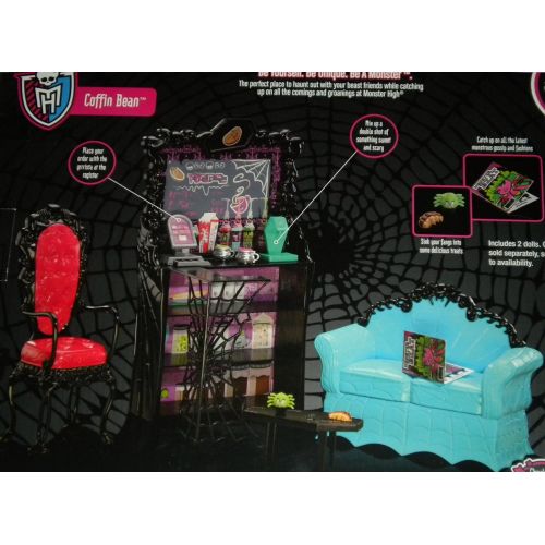 몬스터하이 Monster High Exclusive Clawdeen Wolf and Draculaura Coffin Bean Play Set