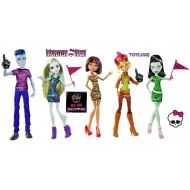 Monster High We Are Monster High 5 Pack Featuring Slo Mo, Cleo De Nile, Lagoona Blue, Scarah Screams, and Gilda Goldstag
