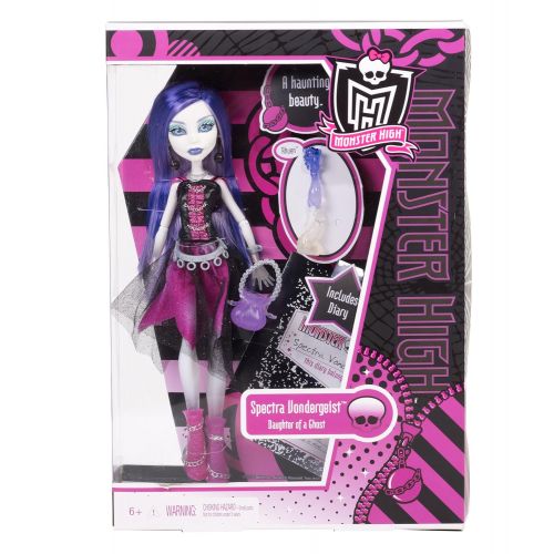 몬스터하이 Monster High Spectra Vondergeist Doll With Pet Ferret Rhuen