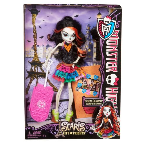 몬스터하이 Monster High Travel Scaris Skelita Calaveras Doll (Discontinued by manufacturer)