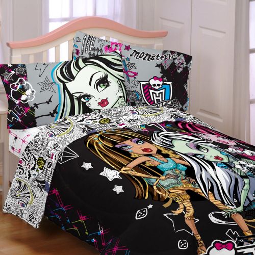 몬스터하이 Mattel Monster High Girls Twin Comforter All Ghouls Allowed