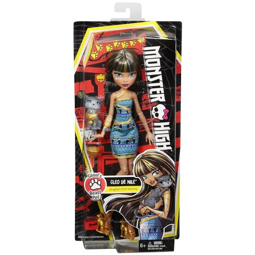 몬스터하이 Monster High Ghouls Beast Pet Cleo De Nile Doll