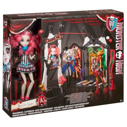 몬스터하이 Monster High Freak du Chic Circus Scaregrounds and Rochelle Goyle Doll Playset