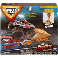 Monster Jam, Zombie Monster Dirt Starter Set, Featuring 8oz of Monster Dirt and Official 1:64 Scale Die-Cast Monster Jam Truck