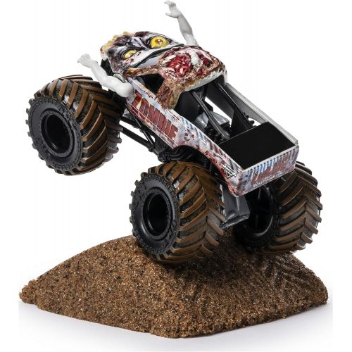  Monster Jam, Zombie Monster Dirt Starter Set, Featuring 8oz of Monster Dirt and Official 1:64 Scale Die-Cast Monster Jam Truck