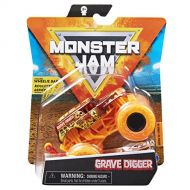 Monster Jam 2021 Spin Master 1:64 Diecast Monster Truck with Wheelie Bar: Elementals Trucks Grave Digger