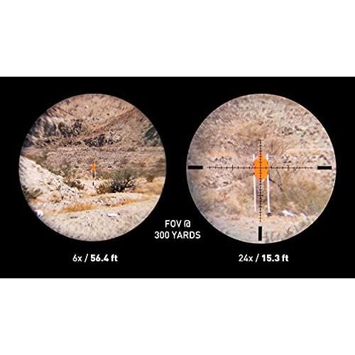  Monstrum G2 6-24x50 First Focal Plane FFP Rifle Scope with Illuminated Rangefinder Reticle and Parallax Adjustment