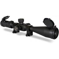 Monstrum G3 6-24x50 First Focal Plane FFP Rifle Scope with Illuminated MOA Reticle and Adjustable Objective