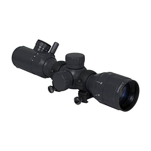  Monstrum 2-7x32 AO Rifle Scope with Illuminated Range Finder Reticle and Parallax Adjustment