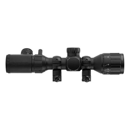  Monstrum 2-7x32 AO Rifle Scope with Illuminated Range Finder Reticle and Parallax Adjustment