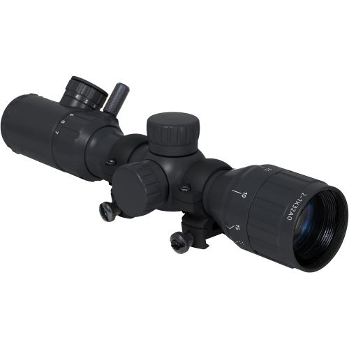  Monstrum 2-7x32 AO Rifle Scope with Illuminated Range Finder Reticle and Parallax Adjustment