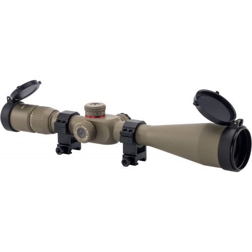  Monstrum G2 6-24x50 First Focal Plane FFP Rifle Scope with Illuminated Rangefinder Reticle and Parallax Adjustment