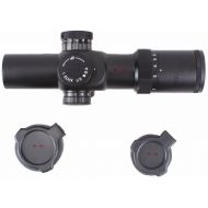 TAC Vector Optics Tactical First Focal Plane Compact 35mm Riflescope Apophis 1-6x28 Illuminated Reticle fit .223 .308 DPMS Bushmaster Ruger SR-556 Color Black