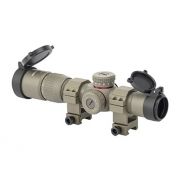 Monstrum Tactical 1-4x24 First Focal Plane (FFP) Rifle Scope with Illuminated BDC Reticle
