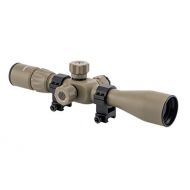 Monstrum Tactical 4-14x44 First Focal Plane (FFP) Rifle Scope with Rangefinder Reticle and Adjustable Objective Lens