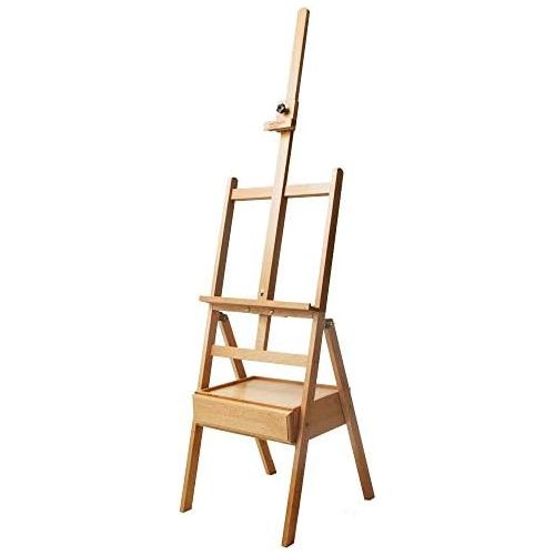  Mont Marte Signature Box Floor Easel, Beech Wood 43.5 x 44 x 150 cm (LxWxH), 17.13 x 17.32 x 59.1