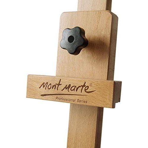  Mont Marte Signature Box Floor Easel, Beech Wood 43.5 x 44 x 150 cm (LxWxH), 17.13 x 17.32 x 59.1