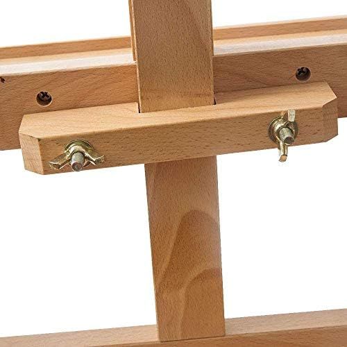  Mont Marte Signature Box Floor Easel, Beech Wood 43.5 x 44 x 150 cm (LxWxH), 17.13 x 17.32 x 59.1