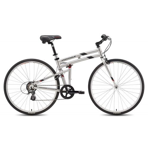  New Montague Crosstown Folding 700c Pavement Hybrid Bike Boulder Gray 19