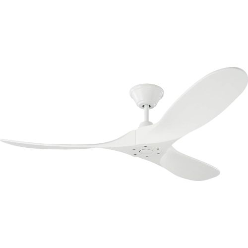  Monte Carlo 3MAVR52RZW Maverick II Energy Star 52 Outdoor Ceiling Fan with Remote Control, 3 Balsa Wood Blades, Matte White