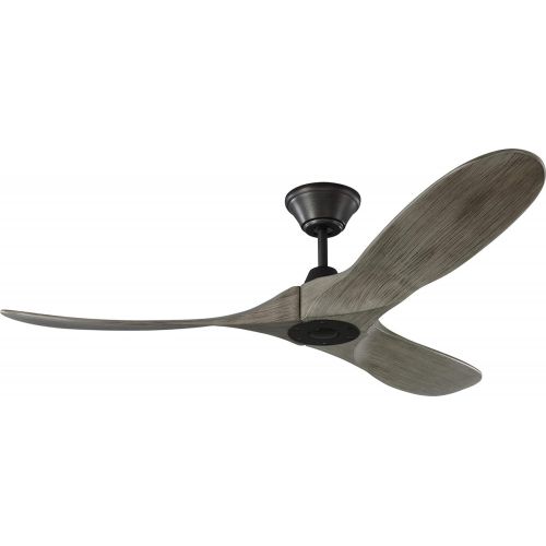  Monte Carlo 3MAVR60BS Maverick Modern Ceiling Fan, 60-inch, Brushed Steel with Dark Walnut Blades