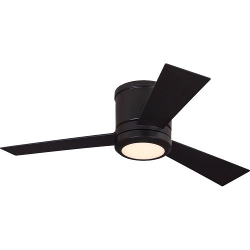  Monte Carlo 3CLYR42OZD, Clarity II Flush Mount 42 Oil Rubbed Bronze Ceiling Fan with LED Light and Remote