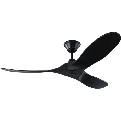  Monte Carlo 3MAVR52BKBK Maverick II Energy Star 52 Outdoor Ceiling Fan with Remote Control, 3 Balsa Wood Blades, Matte Black