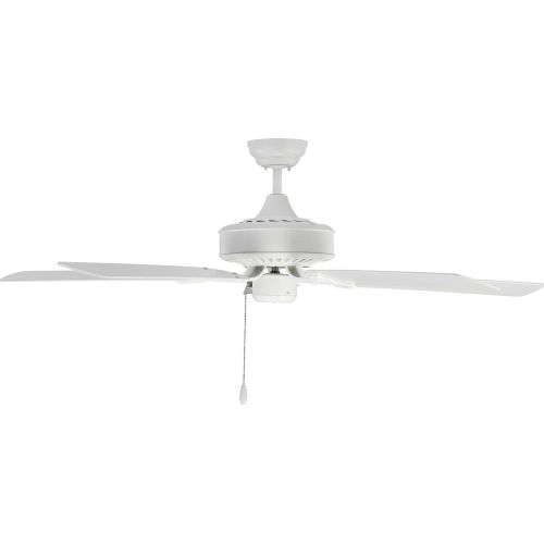  Monte Carlo 5HVO52RZW Haven 52 Outdoor Ceiling Fan, 5 MDF Blades, White - no Light