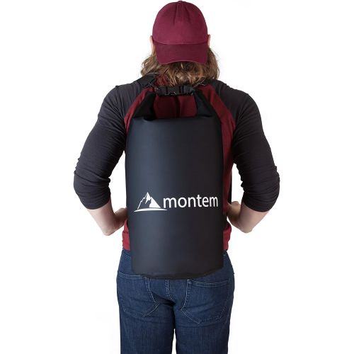  Montem Premium Waterproof Bag/Roll Top Dry Bag - Perfect for Kayaking/Boating/Canoeing/Fishing/Rafting/Swimming/Camping/Snowboarding