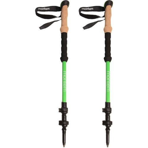  Montem Ultra Strong Trekking, Walking, and Hiking Poles - One Pair (2 Poles) - Collapsible, Lightweight, Quick Locking, and Ultra Durable