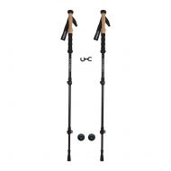 Montem Ultralight Carbon Fiber Hiking/Walking/Trekking Poles - One Pair (2 Poles)