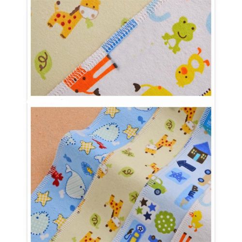  Monvecle 4pcs Pack Baby Infant Waterproof Cotton Changing Pads Washable Resuable Diapers Liners Mats (4pcs Pack-18x12)