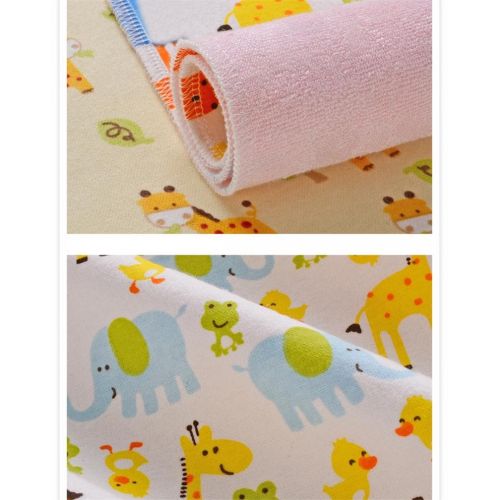  [아마존베스트]4 Pack Monvecle Baby Infant Waterproof Bamboo Cotton Changing Pads Washable Resuable Diapers...