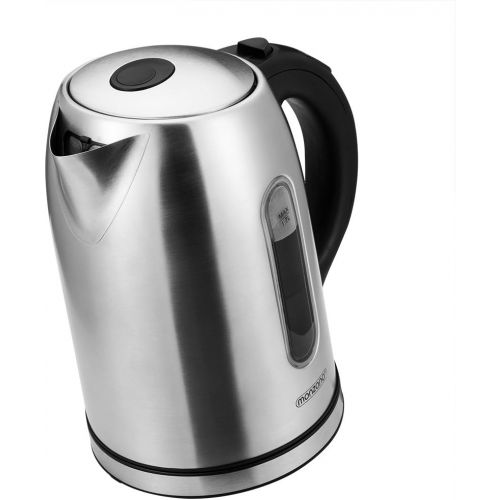  monzana Wasserkocher Teekessel Teekocher I Edelstahl I BPA frei I 1,7 Liter I LED I 2200W I Temperatureinstellung