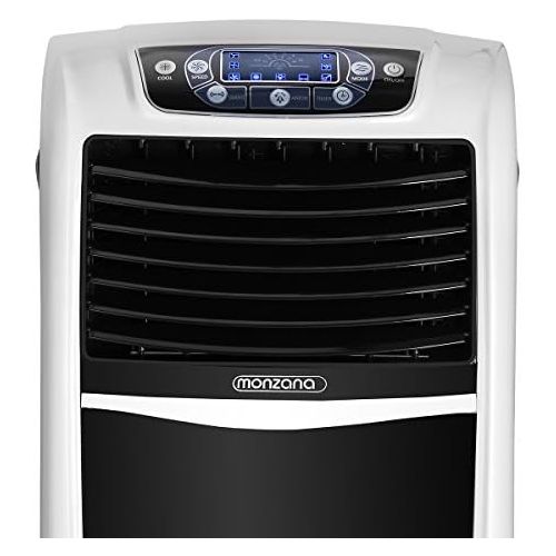  [아마존베스트]Monzana Air Conditioner 4-in-1 Remote Control 8 L Tank Timer Mobile Humidifier Fan Air Conditioner Ioniser Air Cooler