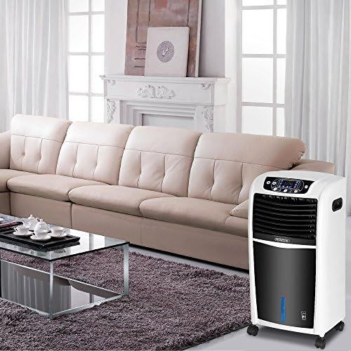  [아마존베스트]Monzana Air Conditioner 4-in-1 Remote Control 8 L Tank Timer Mobile Humidifier Fan Air Conditioner Ioniser Air Cooler