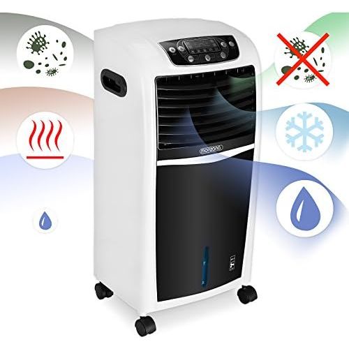  [아마존베스트]Monzana Air Conditioner 4-in-1 Remote Control 8 L Tank Timer Mobile Humidifier Fan Air Conditioner Ioniser Air Cooler