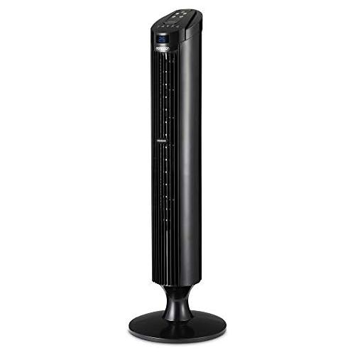  [아마존베스트]Monzana Tower Fan 90° Oscillation Angle Remote Control 3 Speed Levels 84 cm Timer Turbo Function Black